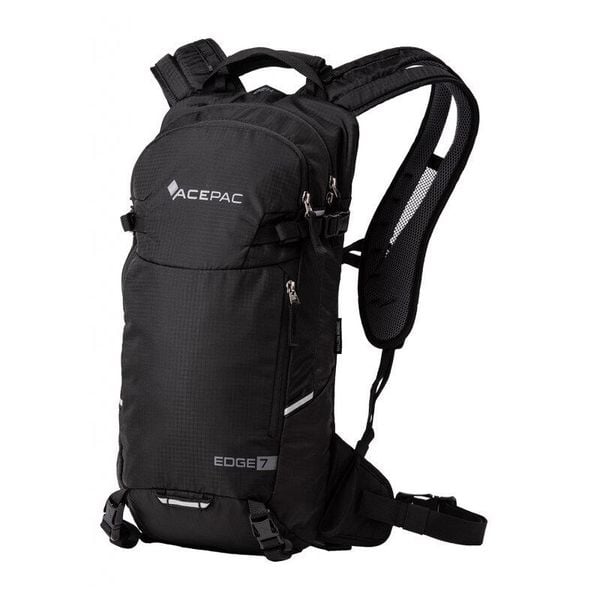 Plecak rowerowy sportowy Acepac Edge 7 MKIII. Czarne plecaki męskie ACEPAC, bez wzorów. Za 269.99 zł.
