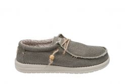 Półbuty Hodaki Captain Jute Khaki 003266, Materiał - 40. Zielone eleganckie półbuty męskie Hodaki, z bawełny, klasyczne, bez obcasa, bez zapięcia. W wyprzedaży za 179.10 zł.