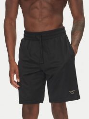 Emporio Armani Underwear Szorty sportowe EM000495 AF10791 UC001 Czarny Regular Fit. Czarne szorty sportowe męskie Emporio Armani Underwear, bez wzorów, z syntetyku, sportowe. Za 269.99 zł.