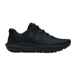 Buty do biegania Under Armour Charged Surge 4. Czarne buty do biegania męskie Under Armour, bez wzorów, z gumy, bez zapięcia, do biegania. Za 229.00 zł.