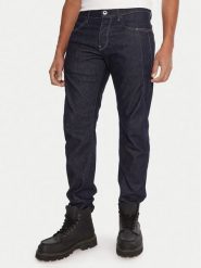 G-Star Raw Jeansy Contor 3D D27222-D316 Granatowy Slim Fit. Niebieskie eleganckie spodnie męskie G-Star Raw, bez wzorów, z bawełny, retro. Za 699.99 zł.