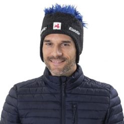 Czapka Eisbar Cocker MÜ SA. Niebieskie czapki męskie Eisbar, bez wzorów, sportowe. Za 219.90 zł.