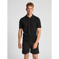 Polo Hummel Red Classic. Czarne koszulki polo męskie HUMMEL, m, bez wzorów, z bawełny, sportowe, bez kołnierzyka, bez ramiączek. Za 150.00 zł.
