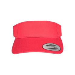 Czapka Flexfit curved visor. Czerwone czapki męskie FLEXFIT, bez wzorów, sportowe. Za 46.00 zł.