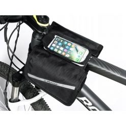 Torba rowerowa sakwa saszetka uchwyt rowerowy na telefon DUNLOP. Czarne saszetki męskie Dunlop, bez wzorów. Za 55.00 zł.