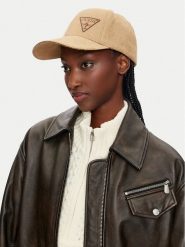 Guess Czapka z daszkiem AM9464 POL01 Beżowy. Brązowe czapki męskie Guess, z aplikacjami, z materiału. Za 139.99 zł.