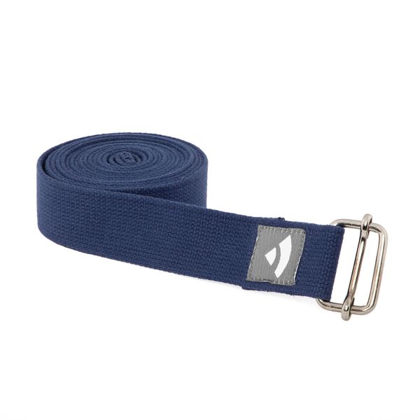 Pasek do jogi bawełniany Bodhi Asana belt XL 3m. Niebieskie paski męskie BODHI, bez wzorów, z bawełny, sportowe. W wyprzedaży za 49.00 zł.