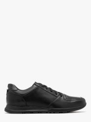 Czarne, sportowe sneakersy męskie EGON. Czarne buty sportowe na co dzień męskie RKO, m, bez wzorów, ze skóry, sportowe, bez ramiączek, bez kaptura. Za 429.99 zł.
