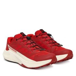 Buty do biegania Salomon. Czerwone buty do biegania męskie Salomon, bez wzorów, bez zapięcia, do biegania. Za 639.99 zł.