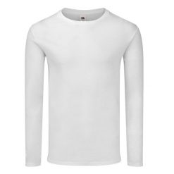 Koszulka Z Długim Rękawem Unisex Adult Iconic 140. Białe koszulki męskie z długim rękawem Fruit of the Loom, xl, bez wzorów, sportowe, bez kołnierzyka, bez ramiączek. Za 54.99 zł.