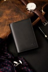 Zestaw prezentowy Rovicky R-N004-120-PU03 czarny. Czarne paski męskie ROVICKY, bez wzorów, z jeansu, eleganckie. Za 64.00 zł.