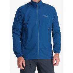 Kurtka softshell męska Rab Borealis Tour Jacket. Niebieskie kurtki softshell męskie RAB, m, bez wzorów, z softshellu, bez kaptura, trekkingowe. Za 328.99 zł.