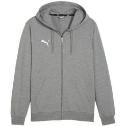 Bluza sportowa męska Puma B23623. Szare bluzy rozpinane męskie Puma, m, bez wzorów, z kapturem. Za 189.00 zł.