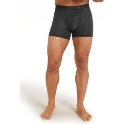Bokserki termoaktywne męskie icebreaker Anatomica. Czarne bielizna termoaktywna męska Icebreaker, m, bez wzorów, bez ramiączek. Za 175.62 zł.