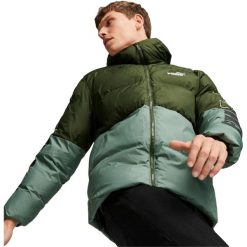 Kurtka Puma Power, Mężczyźni. Zielone kurtki męskie Puma, m, bez wzorów, z poliesteru, sportowe, bez ramiączek, bez kaptura. Za 400.99 zł.