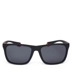 Okulary przeciwsłoneczne Polaroid. Czarne okulary przeciwsłoneczne męskie Polaroid, bez wzorów. Za 229.99 zł.