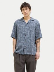 Jack & Jones Koszula Bluvincent 12273289 Niebieski Relaxed Fit. Niebieskie koszule męskie Jack & Jones, l, bez wzorów, z bawełny, bez kołnierzyka, bez ramiączek. Za 99.99 zł.