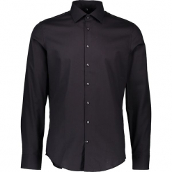 Koszula - Slim fit - w kolorze czarnym. Czarne koszule męskie Seidensticker, z bawełny, z klasycznym kołnierzykiem. W wyprzedaży za 90.95 zł.
