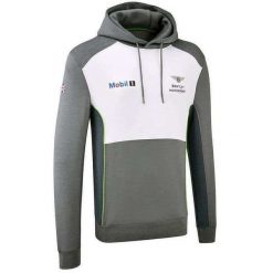 Bluza z kapturem Bentley Motorsport Team Hoodie, Mężczyźni. Szare bluzy nierozpinane męskie Bentley, m, bez wzorów, z wiskozy, bez ramiączek, z kapturem. W wyprzedaży za 290.00 zł.