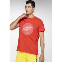 T-shirt męski TSM248 - czerwony. T-shirty męskie marki 4f. Za 49.99 zł.