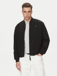 Lacoste Kurtka bomber BH8904 Czarny Regular Fit. Czarne kurtki męskie Lacoste, m, bez wzorów, z syntetyku, bez ramiączek, bez kaptura. Za 1,219.00 zł.