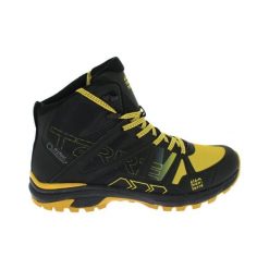 Buty trekkingowe Élémenterre Tanacross. Czarne buty trekkingowe męskie Elementerre, bez wzorów, sportowe, bez obcasa, bez zapięcia. Za 323.20 zł.