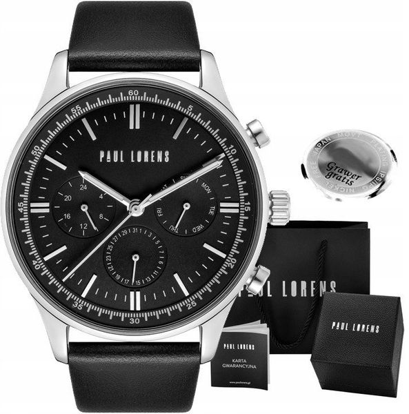 Zegarek męski Paul Lorens FABER-1A1 Z GRAWEREM. Zegarki męskie Paul Lorens. Za 219.00 zł.