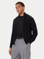 Guess Kardigan M5BR40 Z2ZK2 Czarny Regular Fit. Czarne kardigany męskie Guess, m, z aplikacjami, z wiskozy, bez ramiączek. Za 619.99 zł.