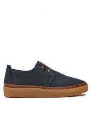 Clarks Półbuty Clarkwood Low 26176867 Granatowy. Niebieskie codzienne półbuty męskie Clarks, bez wzorów, ze skóry, bez obcasa, bez zapięcia. Za 389.99 zł.