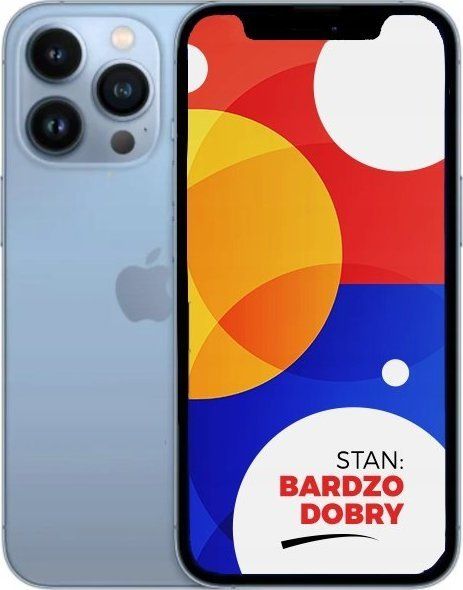 Smartfon Apple iPhone 13 Pro Max 5G 6/512GB Dual SIM Niebieski Powystawowy Brak. Niebieskie smartfony Apple. Za 4,099.00 zł.