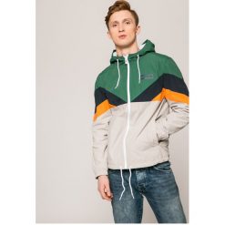 Review - Kurtka. Szare kurtki męskie Review, z bawełny, z krótkim rękawem. W wyprzedaży za 219.90 zł.