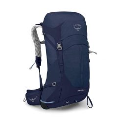 Plecak turystyczny Osprey Stratos. Niebieskie plecaki męskie Osprey, bez wzorów. Za 744.70 zł.