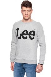BLUZA MĘSKA LEE LOGO SWS GREY MELE L81QUB37. Szare bluzy nierozpinane męskie Lee, l, bez wzorów, klasyczne, bez ramiączek, bez kaptura. Za 129.99 zł.