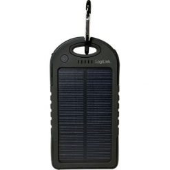 Powerbank LogiLink Universal Solar Ladegerät Logilink 5000 mAh 2x USB schwarz - PA0132. Powerbanki LogiLink. Za 63.37 zł.