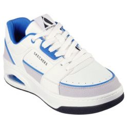 Męskie UNO COURT LOW-POST Sneakersy Biały/Niebieski. Białe buty sportowe na co dzień męskie Skechers, m, bez wzorów, z gumy, casualowe, bez ramiączek, bez kaptura. Za 419.00 zł.