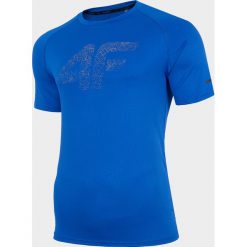 Koszulka treningowa męska TSMF210 - kobalt. T-shirty męskie 4f. Za 99.99 zł.