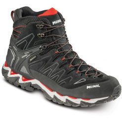 Buty turystyczne męskie Meindl Lite Hike Gore-Tex. Czarne buty trekkingowe męskie Meindl, bez wzorów, z gore-texu, sportowe, bez obcasa, bez zapięcia. Za 1,099.00 zł.