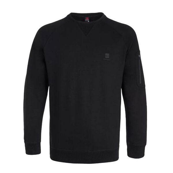 Bluza turystyczna bez kaptura Męska Campus. Czarne bluzy nierozpinane męskie Campus, m, bez wzorów, sportowe, bez ramiączek, bez kaptura. Za 258.99 zł.