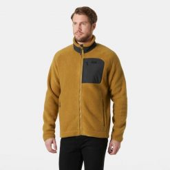 Polar Helly Hansen Panorama Block. Brązowe bluzy z polaru męskie Helly Hansen, bez wzorów, z dresówki, sportowe, bez ramiączek, bez kaptura. Za 596.00 zł.
