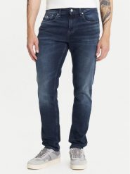 Tommy Jeans Jeansy Scanton DM0DM21899 Granatowy Slim Fit. Niebieskie jeansy męskie Tommy Jeans, bez wzorów, z bawełny. Za 359.99 zł.