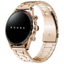 Kuura Inteligentny Zegarek FM2 - Złoty. Żółte zegarki męskie KUURA, złote. Za 349.00 zł.