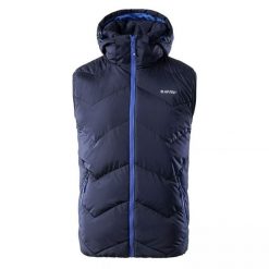 Kamizelka bezrękawnik męski Hi-Tec Charmo - granatowa, Rozmiar M. Buty do biegania męskie Hi-tec, na jesień, bez wzorów, bez zapięcia, do biegania. Za 134.99 zł.