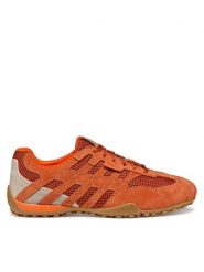 Geox Sneakersy U Snake Original U55MNA 02214 C6014 Pomarańczowy. Brązowe buty sportowe na co dzień męskie Geox, m, bez wzorów, ze skóry, bez ramiączek, bez kaptura. Za 499.99 zł.