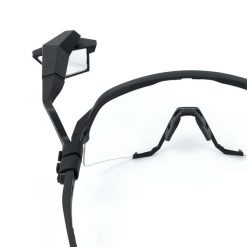 CORKY X | Okulary przeciwsłoneczne Lusterko wsteczne. Czarne okulary przeciwsłoneczne męskie THE BEAM, bez wzorów, sportowe, z mosiądzu. Za 259.55 zł.