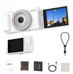 Aparat Cyfrowy SJCAM ZV200 dla nastolatków Młodzieży kamera WEBCAM 5K 80Mpx. Aparaty kompaktowe SJCAM. Za 955.41 zł.