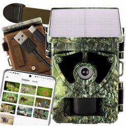 78-964# Kamera myśliwska blow km800w wifi z panelem solarnym. Kamery cyfrowe Blow. Za 295.45 zł.