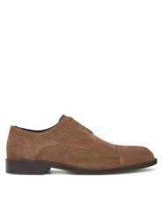 BOSS Półbuty Tayil 50541704 Beżowy. Brązowe codzienne półbuty męskie Boss, bez wzorów, ze skóry, bez obcasa, bez zapięcia. Za 579.99 zł.
