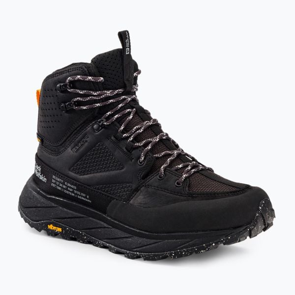 Buty trekkingowe męskie Jack Wolfskin Terraquest Texapore Mid. Czarne buty trekkingowe męskie Jack Wolfskin, bez wzorów, z materiału, sportowe, za kostkę, bez obcasa, bez zapięcia. Za 499.99 zł.