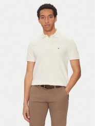 Tommy Hilfiger Polo Vertical MW0MW38951 Żółty Regular Fit. Żółte koszulki polo męskie Tommy Hilfiger, m, bez wzorów, z bawełny, bez kołnierzyka, bez ramiączek. Za 249.99 zł.