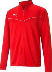 Puma Bluza męska Puma teamRISE Training Poly Jacket czerwona 657392 01. Czerwone bluzy nierozpinane męskie Puma, m, bez wzorów, bez ramiączek, bez kaptura. Za 171.72 zł.